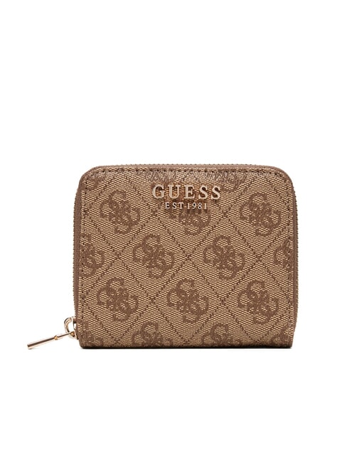 GUESS LAUREL 2 Petit portefeuille zippé LOGO DE LAIT - Portefeuilles Femme