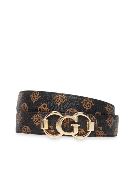 GUESS 4G LOGO PEONY Ceinture avec boucle logo vikky grand sac fourre-tout roo mochalog - Ceintures