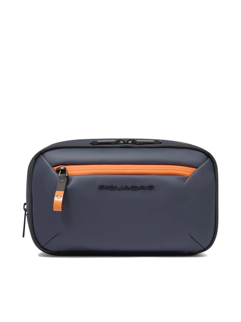 PIQUADRO CORNER SPECIALE GOMMATO Trousse de beauté hydrofuge bleu - Trousses