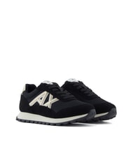 ARMANI EXCHANGE DROP MICROSUEDE Baskets avec logo latéral - Chaussures Femme