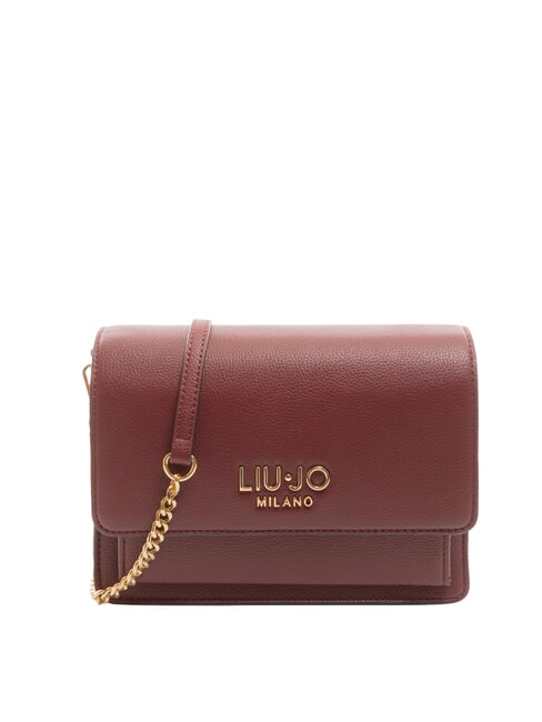 LIUJO CALIWEN Petit sac à bandoulière avec rabat vin rouge - Sacs pour Femme