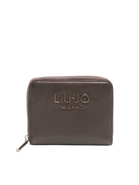 LIUJO CALIWEN Portefeuille moyen à fermeture éclair anthracite rencontré. - Portefeuilles Femme