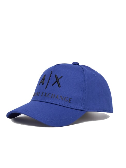 ARMANI EXCHANGE BASEBALL HAT Casquette avec logo brodé bleu mazarine - Bonnets