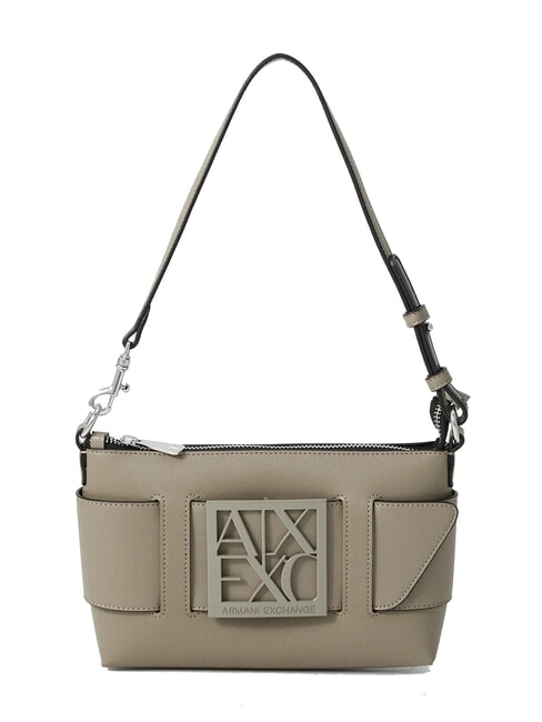 ARMANI EXCHANGE A|X BUCKLE Sac d'épaule bar brun - Sacs pour Femme