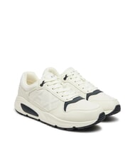 ARMANI EXCHANGE A|X Baskets avec logo latéral Blanc cassé + Jet Set - Chaussures Homme - 1