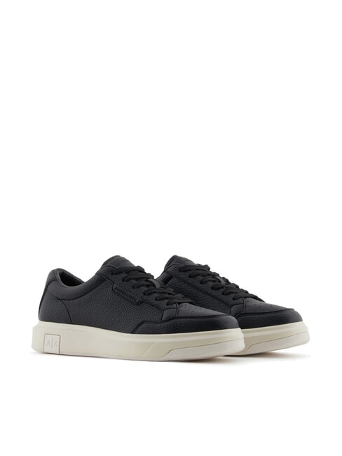 ARMANI EXCHANGE A|X Baskets basiques avec coutures Noir / noir - Chaussures Homme