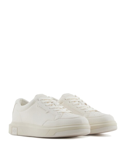 ARMANI EXCHANGE A|X Baskets basiques avec coutures BLANC / BLANC CASSÉ - Chaussures Homme