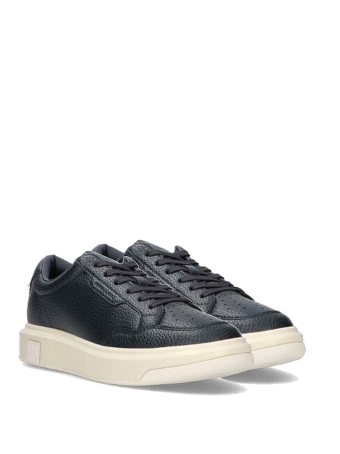 ARMANI EXCHANGE A|X Baskets basiques avec coutures bleu marine profond - Chaussures Homme