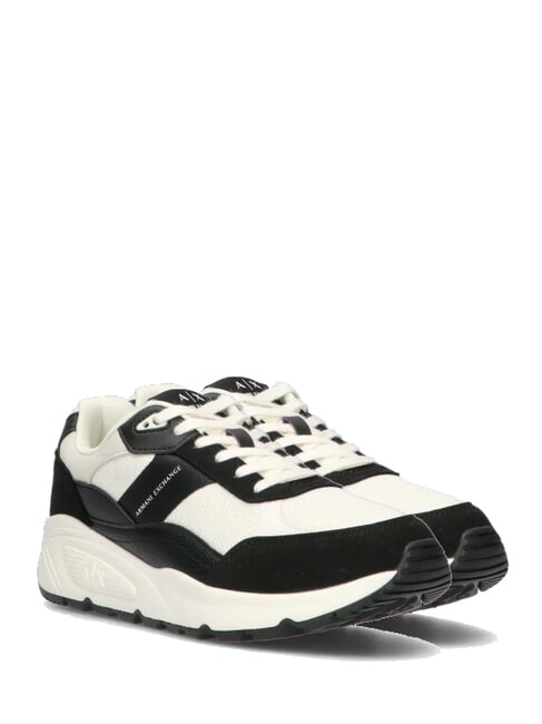 ARMANI EXCHANGE A|X Baskets avec logo imprimé sur le côté bla / de quoi - Chaussures Homme