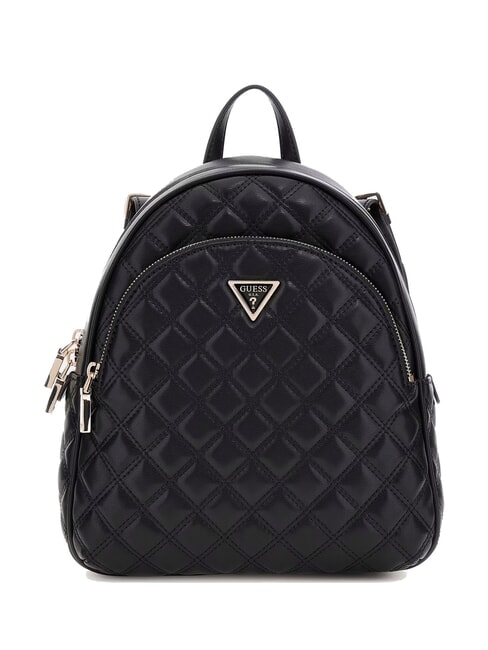 GUESS GIULLY 2 Sac à dos matelassé NOIR - Sacs pour Femme