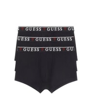 GUESS BRIAN HERO 3 paires de boxers noir de jais avec givre g - Slip homme - 1
