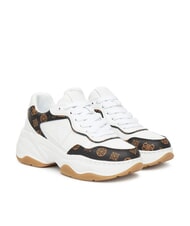 GUESS HAPYY3 Baskets avec empiècements logo pivoine - Chaussures Femme