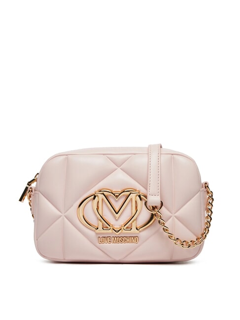 LOVE MOSCHINO GEOMETRIC QUILTED Mini sac à bandoulière poudre pour le visage - Sacs pour Femme