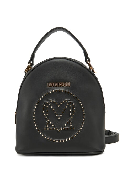 LOVE MOSCHINO SMART DAILY Mini sac à dos à clous Noir - Sacs pour Femme