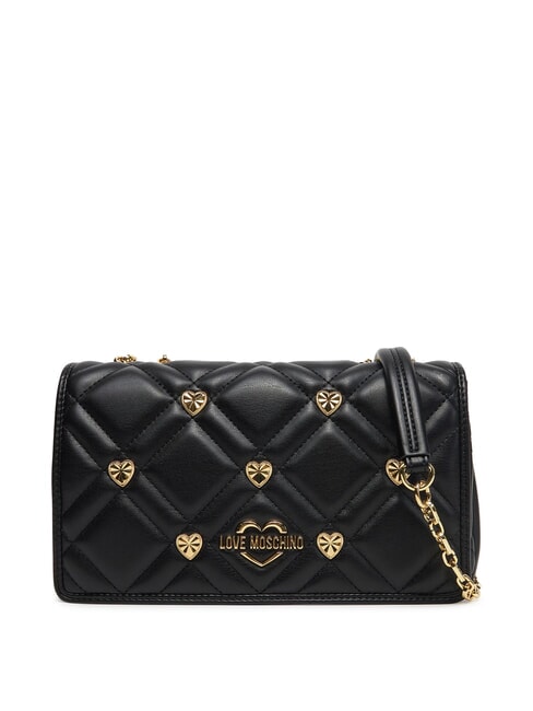 LOVE MOSCHINO SWEET STUDS Sac à bandoulière avec chaîne Noir - Sacs pour Femme