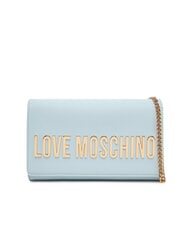 LOVE MOSCHINO BOLD LOGO Sac à rabat et bandoulière chaîne - Sacs pour Femme