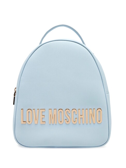 LOVE MOSCHINO LETTERING Sac à dos bleu clair - Sacs pour Femme