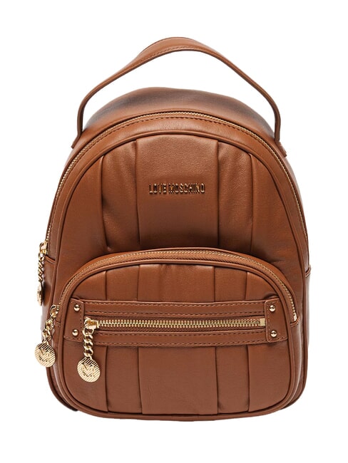 LOVE MOSCHINO BAGGY Sac à dos avec poche chameau - Sacs pour Femme