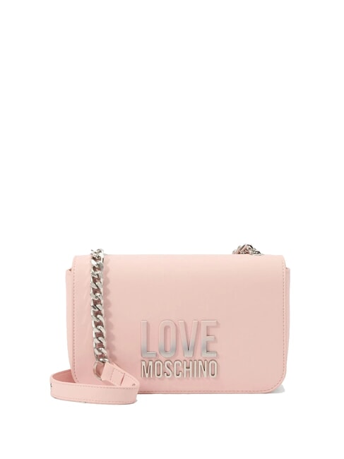 LOVE MOSCHINO LETTERING BICOLOR Sac à bandoulière poudre pour le visage - Sacs pour Femme