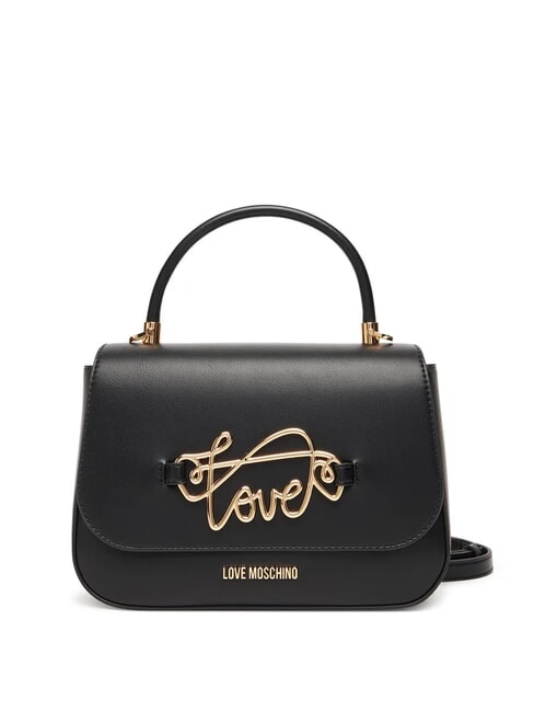 LOVE MOSCHINO TIMELESS Sac porte-documents avec bandoulière Noir - Sacs pour Femme