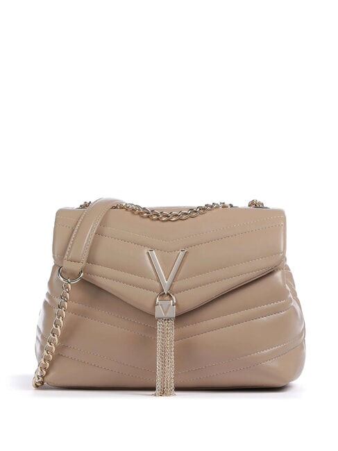 MARIO VALENTINO PRIVILEGE Petit sac bandoulière matelassé beige - Sacs pour Femme