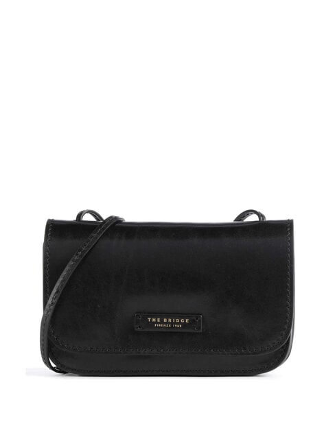 THE BRIDGE RUSTICI Sac à bandoulière en cuir black Gold - Sacs pour Femme
