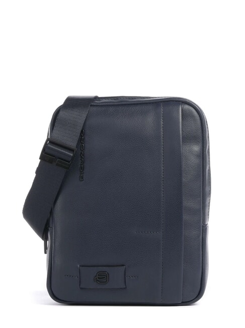 PIQUADRO W137 Sac en cuir bleu - Sacs en Bandoulières pour Homme