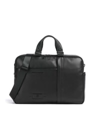 PIQUADRO W137  Mallette en cuir pour ordinateur portable 15,6" - Porte Documents Travail