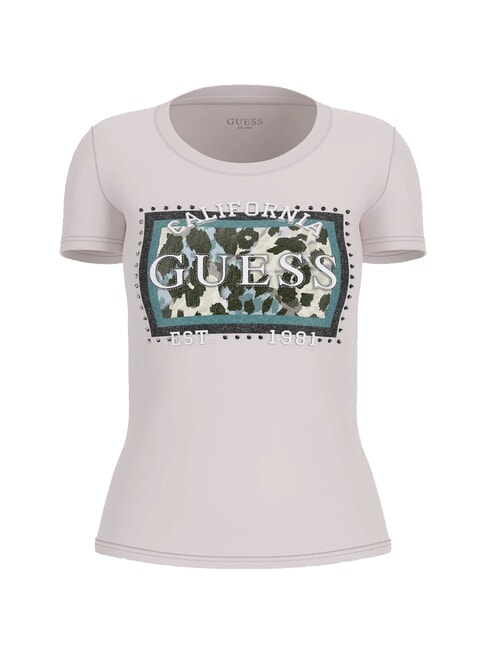 GUESS ANIMALIER  T-shirt pierre en sourdine - T-shirt