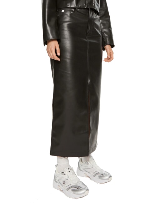 CALVIN KLEIN CK JEANS Jupe longue ck noir - Jupes pour femmes