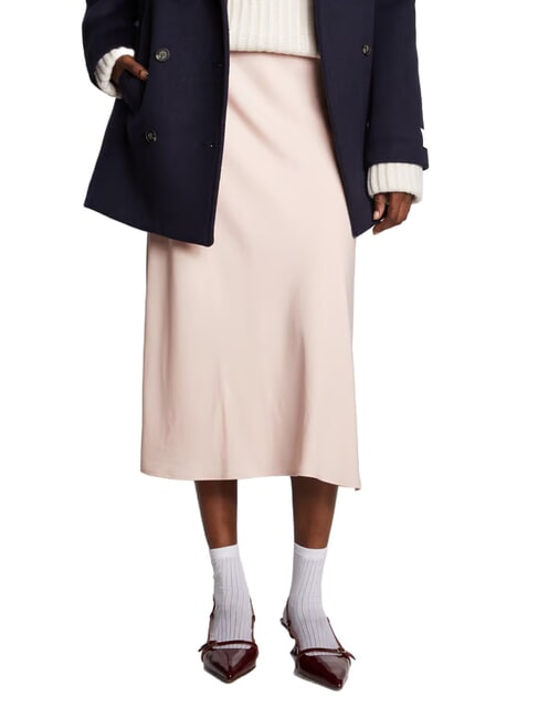 CALVIN KLEIN CK Jupe longuette brillante pétale de blush - Jupes pour femmes