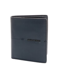 PIQUADRO KIRI Portefeuille en cuir bleu - Portefeuilles Homme - 1