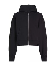 CALVIN KLEIN CK JEANS Sweat court zippé à capuche - Sweat-shirts pour femmes