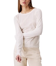 CALVIN KLEIN CK JEANS Pull en coton à col rond - Chandails pour femmes