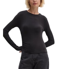 CALVIN KLEIN CK JEANS T-shirt à manches longues et col ras du cou - T-shirt