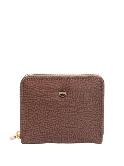 BORBONESE CLASSICA  Portefeuille moyen zippé noisette - Sacs de voyage