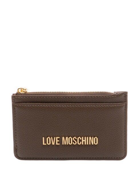 LOVE MOSCHINO JEWEL Porte-cartes plat avec zip Je crains - Portefeuilles Femme
