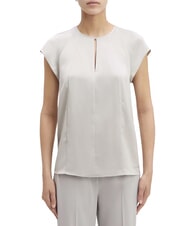 CALVIN KLEIN CK Chemise en satin à manches courtes - Chemises