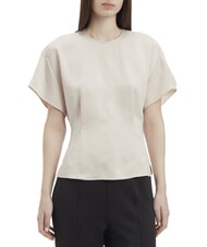 CALVIN KLEIN CK Chemise en satin à manches courtes - Chemises