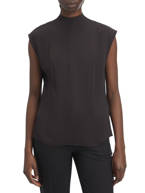CALVIN KLEIN CK Chemisier en viscose à manches courtes ck noir - Chemises