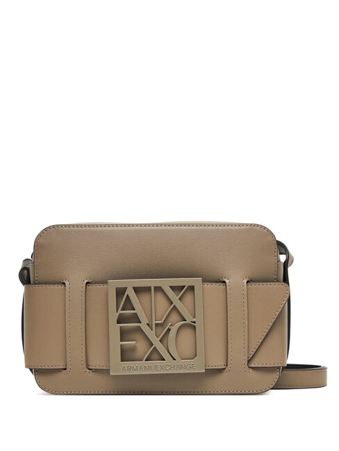 ARMANI EXCHANGE A|X BUCKLE Sac d'épaule bar brun - Sacs pour Femme