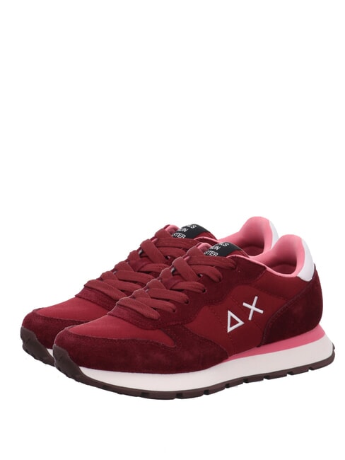 SUN68 ALLY SOLID  Baskets Bordeaux - Chaussures Femme