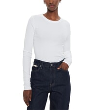CALVIN KLEIN CK JEANS Pull ras du cou côtelé - Chandails pour femmes