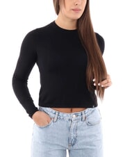 CALVIN KLEIN CK JEANS Pull court à col rond - Chandails pour femmes