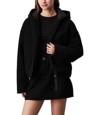 CALVIN KLEIN CK JEANS Veste polaire entièrement zippée avec capuche - Vestes pour femmes