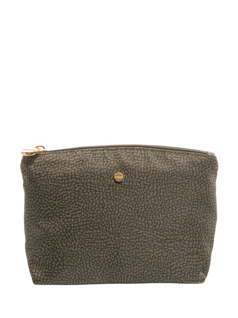 BORBONESE CLASSICA POUCH MEDIUM Beauté laurier - Pochettes & Trousses