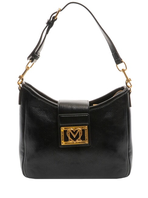 LOVE MOSCHINO LOCKED IN GOLD Sac à bandoulière, avec bandoulière Noir - Sacs pour Femme