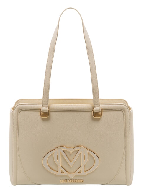 LOVE MOSCHINO LOGO  Sac à provisions Ivoire - Sacs pour Femme