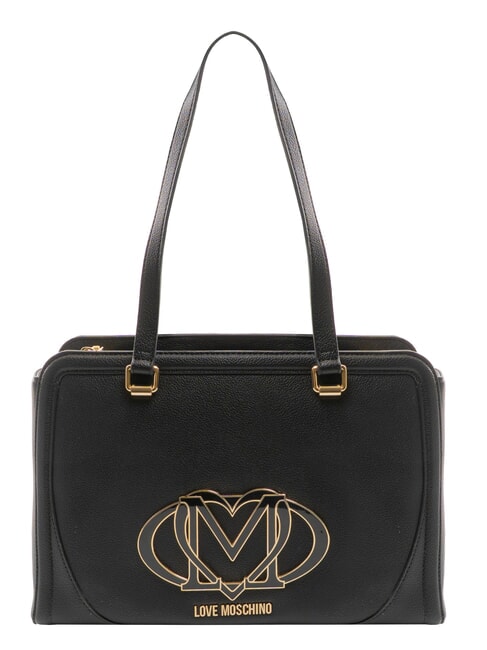 LOVE MOSCHINO LOGO  Sac à provisions Noir - Sacs pour Femme