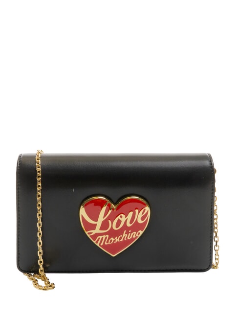 LOVE MOSCHINO LOVE HEART  Sac à bandoulière Noir - Sacs pour Femme
